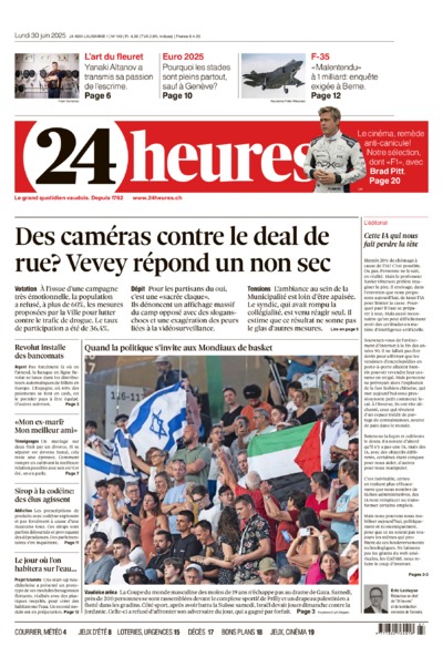 Dernière édition du journal 24 heures