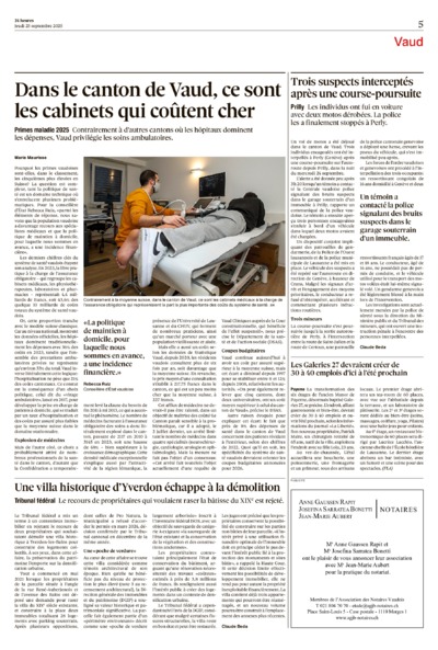 Dernière édition du journal 24 heures