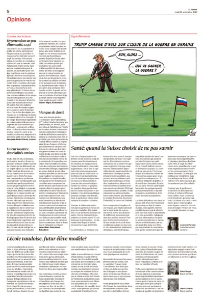 Dernière édition du journal 24 heures