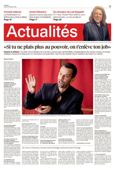 Dernière édition du journal 24 heures