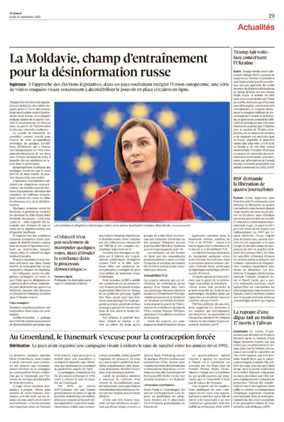 Dernière édition du journal 24 heures