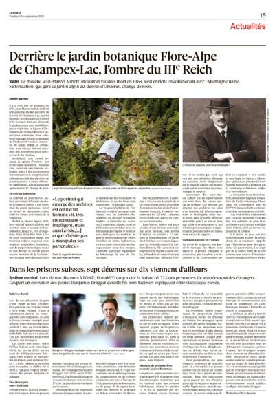 Dernière édition du journal 24 heures