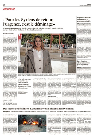 Dernière édition du journal 24 heures