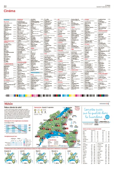 Dernière édition du journal 24 heures