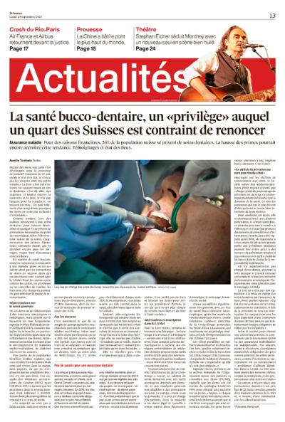 Dernière édition du journal 24 heures