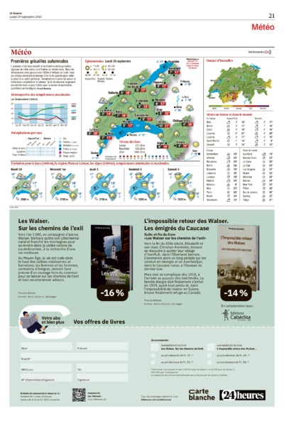 Dernière édition du journal 24 heures