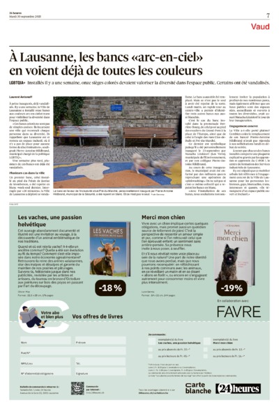 Dernière édition du journal 24 heures