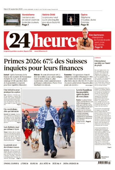 Dernière édition du journal 24 heures