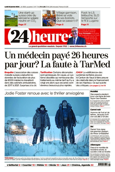 Dernière édition du journal 24 heures